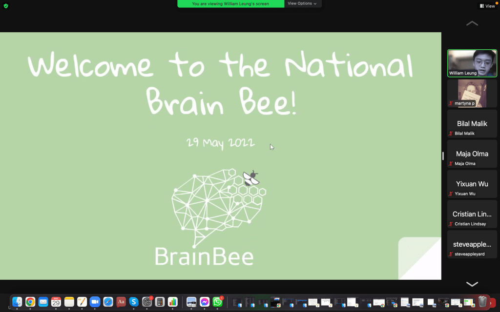 National British Brain Bee 2022